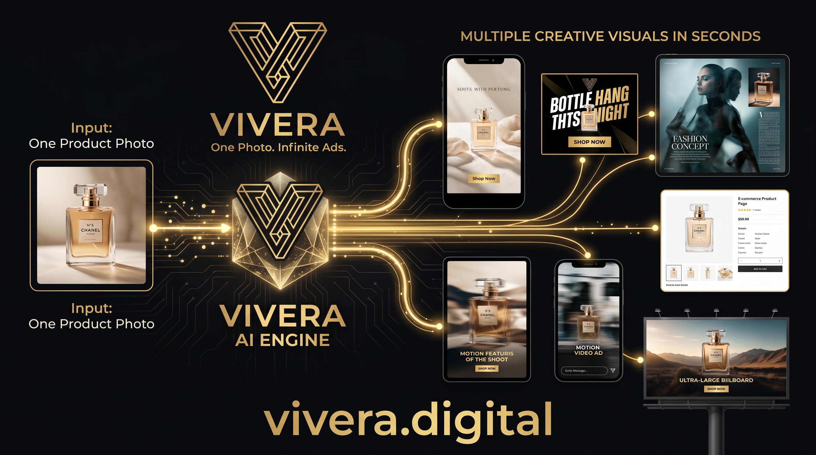 Studio-Quality Ads — Wide